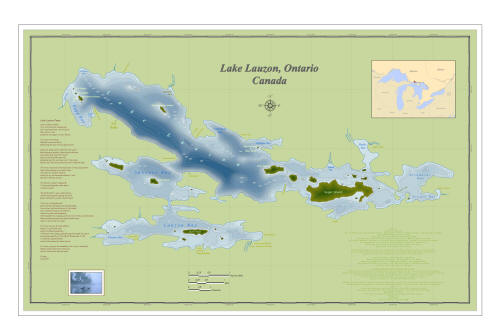 Detailed GPS Survey of Lake Lauzon by Nate Johnson