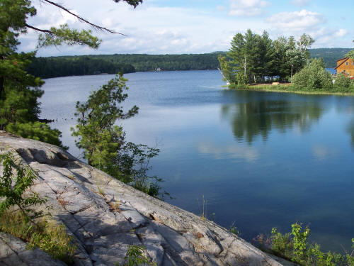 Allen Bay Overlooking Steve Rupp Cabin