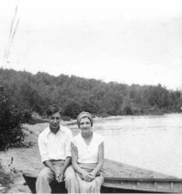 Allen and Jean on Beach