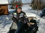 Shirley On Snowmobile 1999, 50 kb